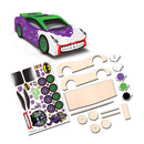 Batman - Mini Joker Car Wood Wood Craft & Paint Kit