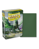 Dragon Shield Matte Forest Green Japanese Sleeves 60-Count