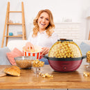 6QT Stirring Popcorn Popper Maker with Nonstick Plate