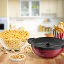6QT Stirring Popcorn Popper Maker with Nonstick Plate