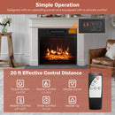 18/23 Inch Electric Fireplace Inserted with Adjustable LED Flame-23 inches