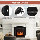 18/23 Inch Electric Fireplace Inserted with Adjustable LED Flame-23 inches