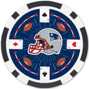 New England Patriots 100 Piece Poker Chips