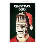 Frankenstein "Christmas Good" Card