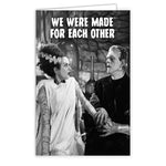 Frankenstein "Made for Each Other" Card