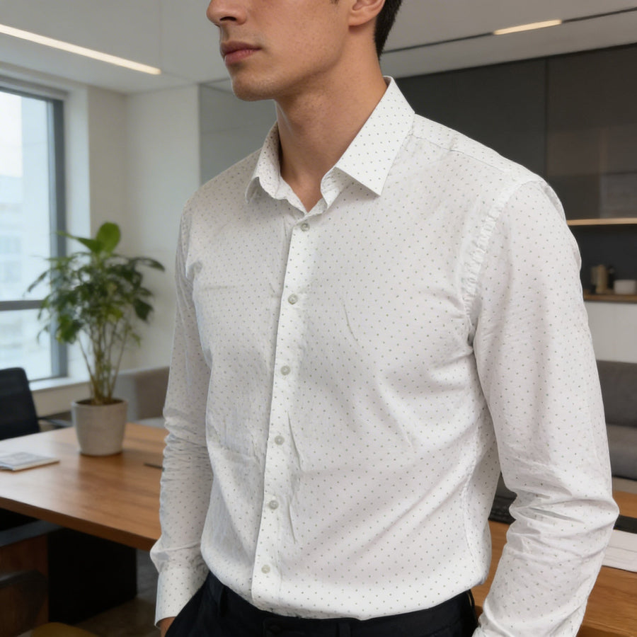 bar 111 dress shirts III Men's Slim Fit Watercolor Floral Shirt White Yellow Green this shirt feels as good as it looks Bar III Mens Dress Textured