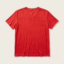 I.n.c. Mens Burnout Palm V-Neck T-Shirt, Size 3XL/Red