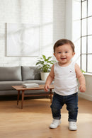 Tommy Hilfiger Little Boys Cotton Ribbed Tank Undershirt, Size 2–3