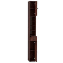 Freestanding Slim Bathroom Cabinet with Drawer and Adjustable Shelves