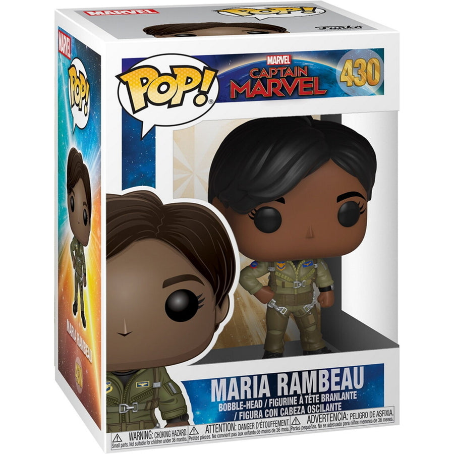 Captain Marvel Maria Rambeau Funko Pop! Vinyl Figure #430