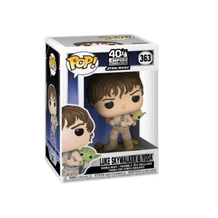 Funko Pop! Star Wars: Luke (Training) w/ Yoda Funko Pop! Vinyl Figure