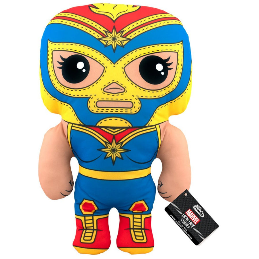 Marvel Lucha Libre La Estrella Cosmica Captain Marvel 17 Inches Plush