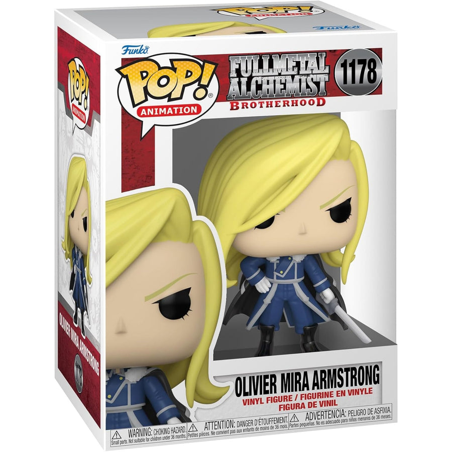 Fullmetal Alchemist Brotherhood: Olivier Mira Armstrong w/ Sword Pop Figure Funko Pop! Vinyl Figure #1178