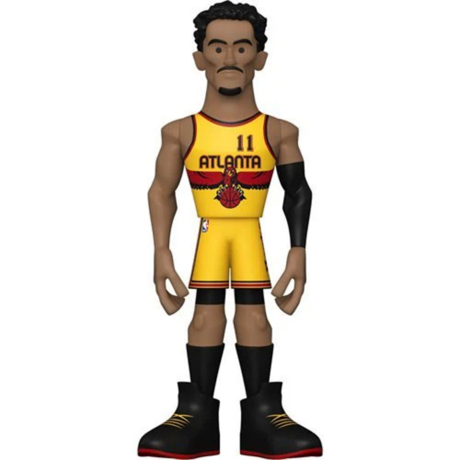 NBA Stars: Hawks Trae Young (Alternate Uni) Funko Pop 5 Inch Vinyl Gold Figure