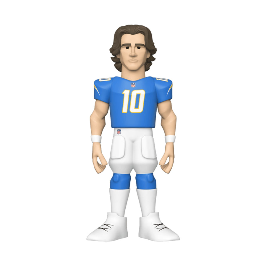 NFL Stars: Chargers Justin Herbert Funko  Pop 5 Vinyl Gold Figure