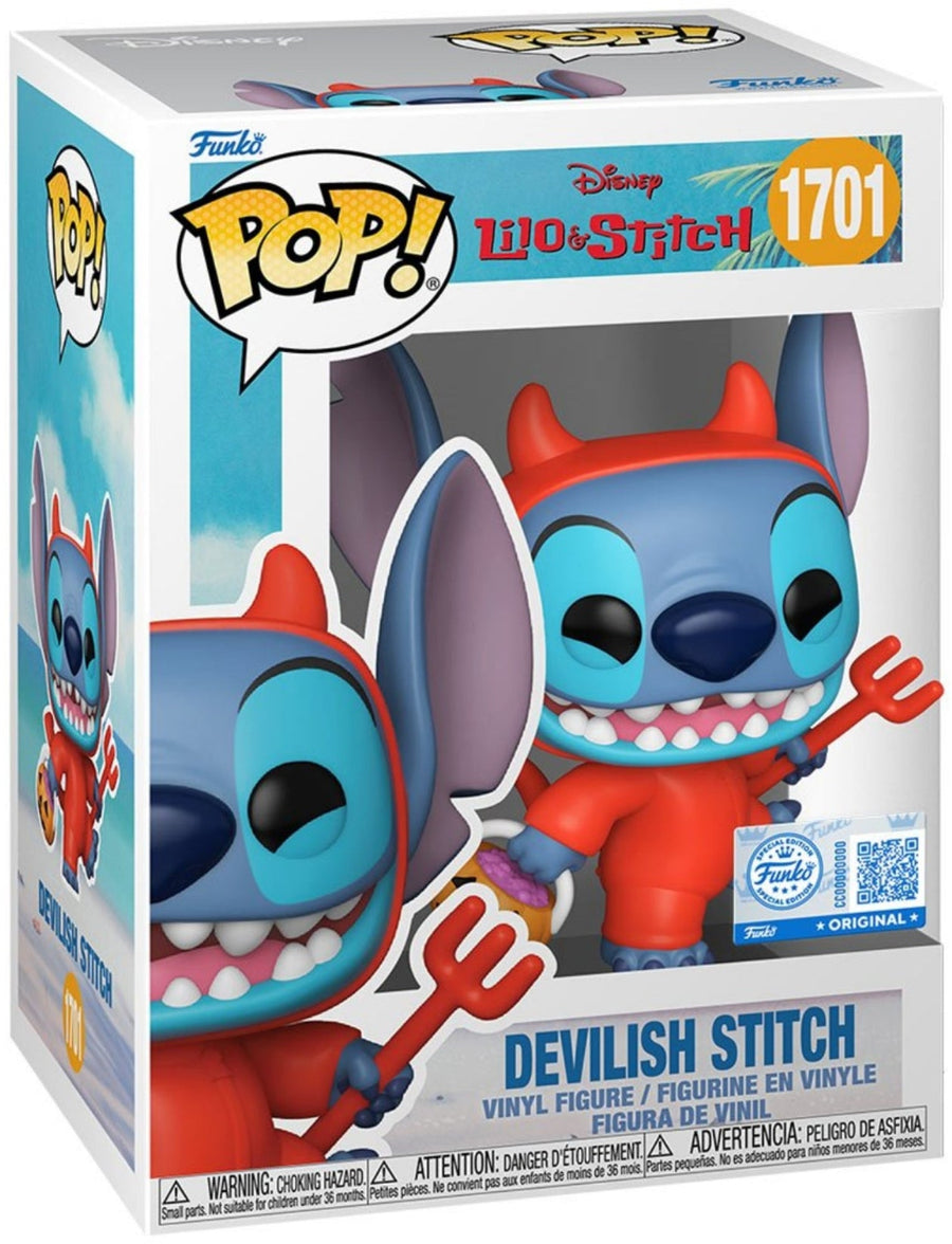 Lilo & Stitch Devilish Stitch - Entertainment Earth Exclusive Funko Pop! Vinyl Figure #1701