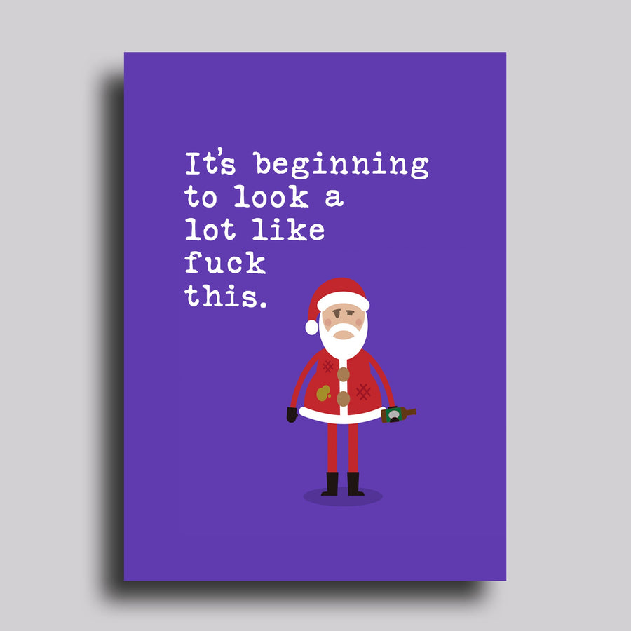 Fuck This Christmas Card