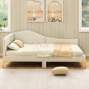 Bean Bag Chair for Adults Accent Lazy Sofa with Skin-friendly Corduroy Cover and Soft Sponge Filling