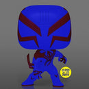 Funko Pop! 1267 - Marvel - Spider-Man: Across the Spider-Verse - Spider-Man 2099 Glow-in-the-Dark Vinyl Figure - Entertainment Earth Exclusive