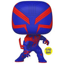 Funko Pop! 1267 - Marvel - Spider-Man: Across the Spider-Verse - Spider-Man 2099 Glow-in-the-Dark Vinyl Figure - Entertainment Earth Exclusive