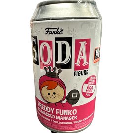 Funko Soda: Funko Originals - Freddy Funko as Masked Manager Sealed Can Spastic Pops 