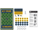 West Virginia Mountaineers Checkers Board Game