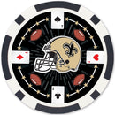 New Orleans Saints 100 Piece Poker Chips