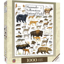 Mammals of Yellowstone National Park 1000 Piece Jigsaw Puzzle