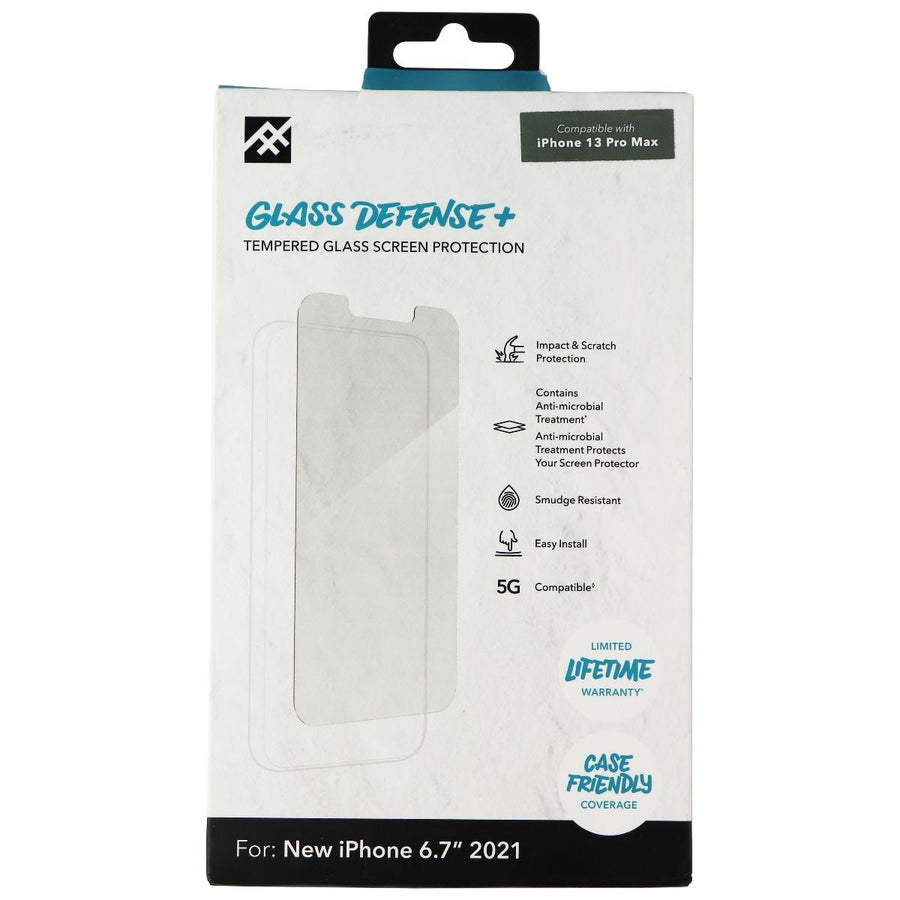 ZAGG iFrogz Glass Defense+ Screen Protector for iPhone 13 Pro Max - Clear