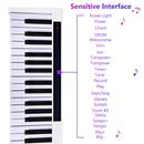 88-Key Portable Electronic Piano with Voice Function
