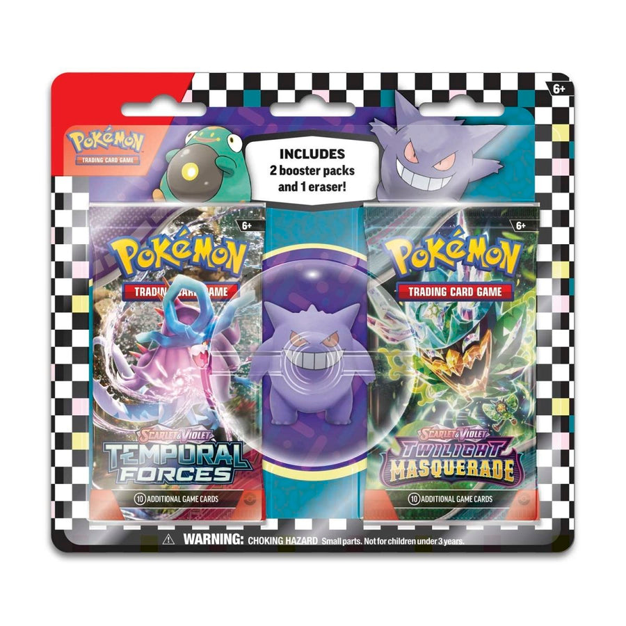 2 Booster Packs & Gengar Eraser