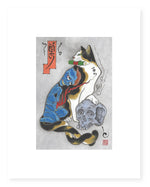 Gaki Neko Mata Print