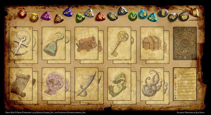 Dead Man's Draw Neoprene Game Playmat