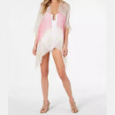Calvin Klein Stripe Knit Beach Shawl