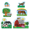 Eric Carle - Farm Life 6-Pack Mini Shaped Jigsaw Puzzles