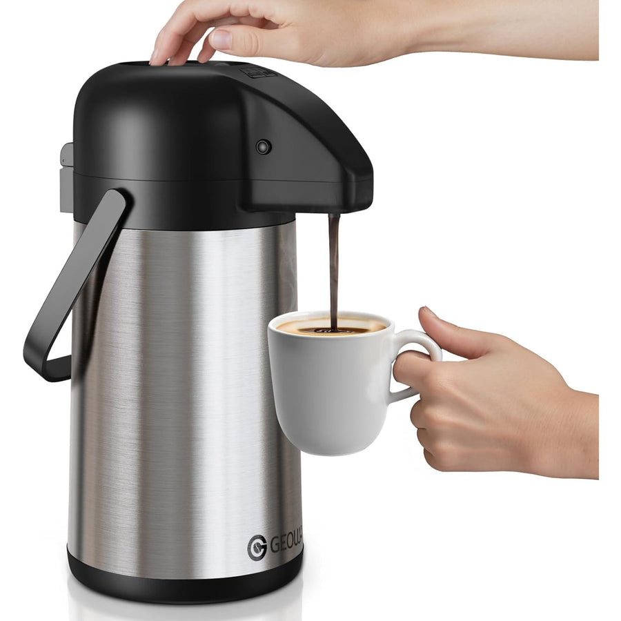 Geouja 64-Oz Air Pump Pot - GEO-64