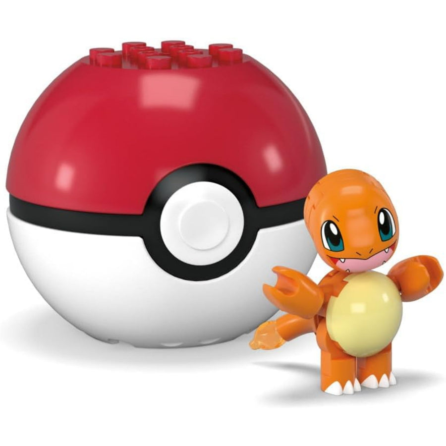 Pokemon Mega Evergreen Charmander Ball Construction Toy