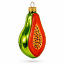 Papaya Glass Christmas Ornament
