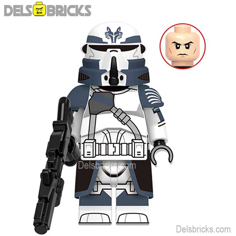 Wolfpack Airborne Clone trooper | Lego Star Wars Minifigures Custom Toys