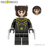 Wolverine Logan from X-Men & Deadpool movies Lego Marvel Minifigures toys 1