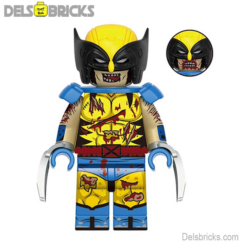 Zombie Wolverine X-Men & Deadpool 3 Lego Marvel Minifigures