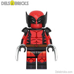 Wolverine Deadpool marvel Lego Minifigures Custom Toys NEW