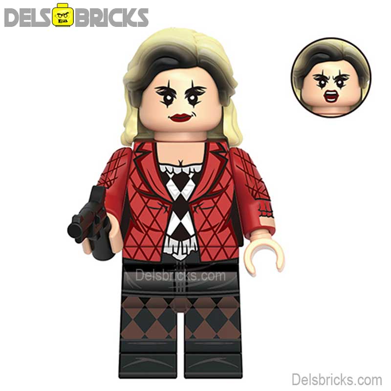 Harley Quinn from Joker 2 Lego Minifigures Custom Toys (lady gaga)