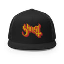 Ghost - Logo Flat Brim Trucker Hat