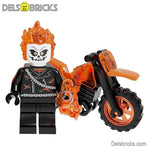 Ghost Rider & Motorcycle Marvel MCU Minifigures