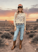 Giddy Up Twisted Rope Graphic Sweatshirt
