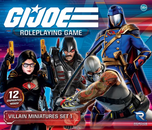 G.I. Joe RPG Villain Miniatures Set 1