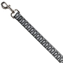 Dog Leash - Harley Quinn's Collar Ruffle White/Black