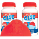 Jigsaw Puzzle Glue 2-Pack with Applicator