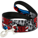 Dog Leash - Spider-Man Action ESCAPE IMPOSSIBLE Gray